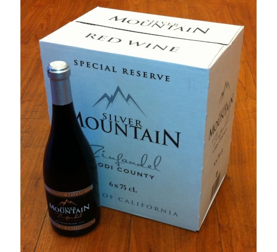 Vingave 6 flasker Silver Mount Zinfandel