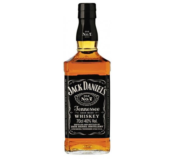Jack Daniel's Black Label Tennessee sour mash whiskey