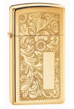 ZippoVentianHighPolishBrassSlim1652B-20