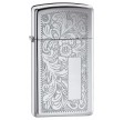 Zippo Ventian High Polish Crome, Slim 1652